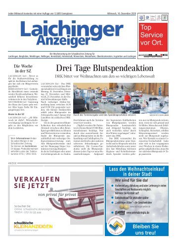Laichinger Anzeiger 16.12.2020