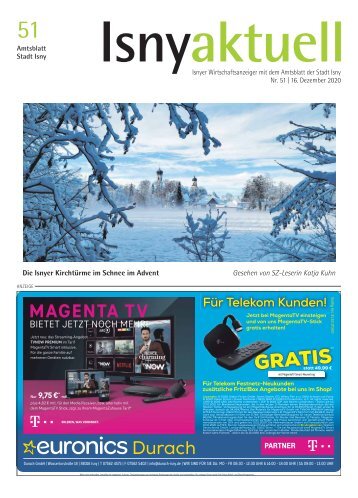Isny Aktuell 16.12.2020