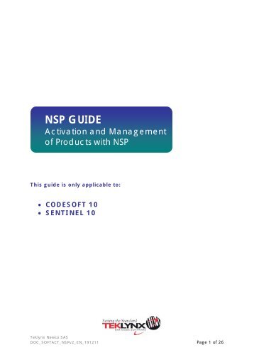 nsp guide