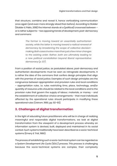 13. Digital transformations and their design – renewal of the socio-technical approach