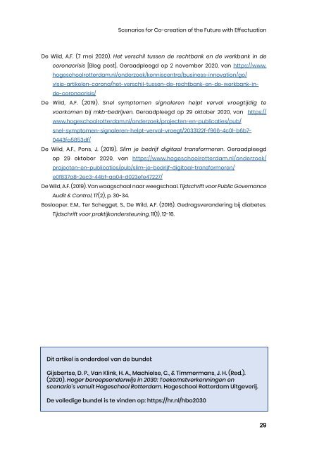 19. Scenarios for Co-creation of the Future with Effectuation