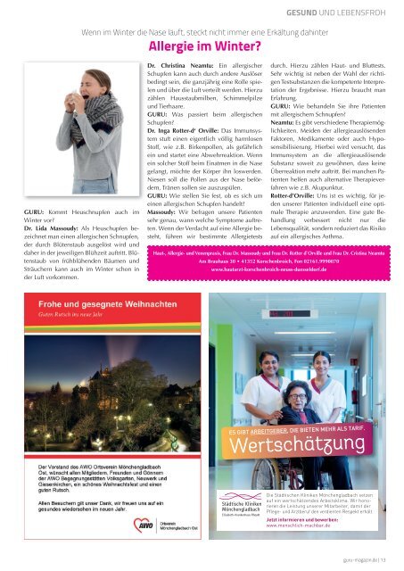 GURU Magazin, Jahreswechsel 2020/21 (Dez. 2020 / Jan. 2021