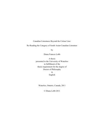 Diana Lobb Dissertation 3.pdf - UWSpace - University of Waterloo