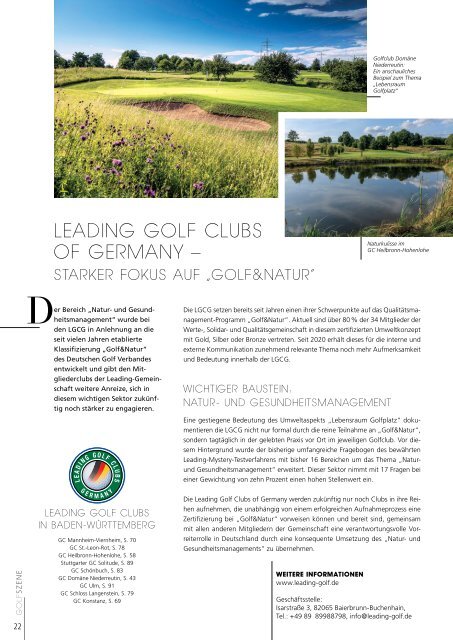 Golfland Baden-Württemberg 2021