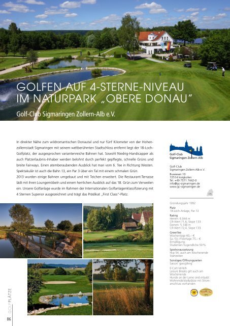 Golfland Baden-Württemberg 2021