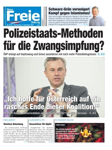 Polizeistaatsmethoden für den Impfzwang?