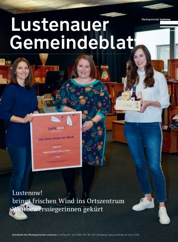 Lustenauer Gemeindeblatt Nr. 26 | Freitag 26. Juni 2020