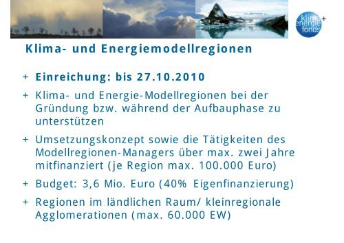 Mag. Christoph Wolfsegger / Klima- und Energiefonds