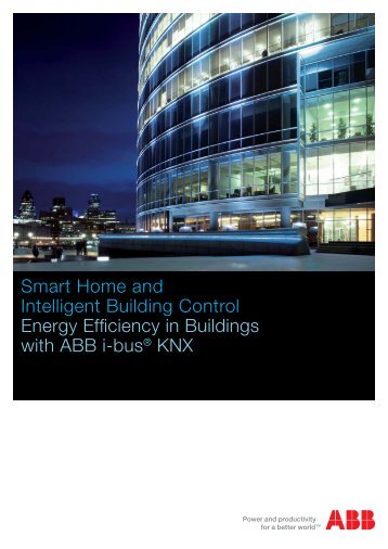Smart Home and Intelligent Building Control Energy Efficiency in ...