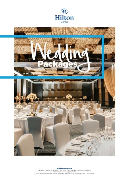 Hilton Manila Wedding Package 50 PAX