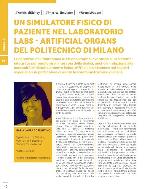 MAP - Magazine Alumni Politecnico di Milano #8 - AUTUNNO 2020 - EDIZIONE SPECIALE COVID-19