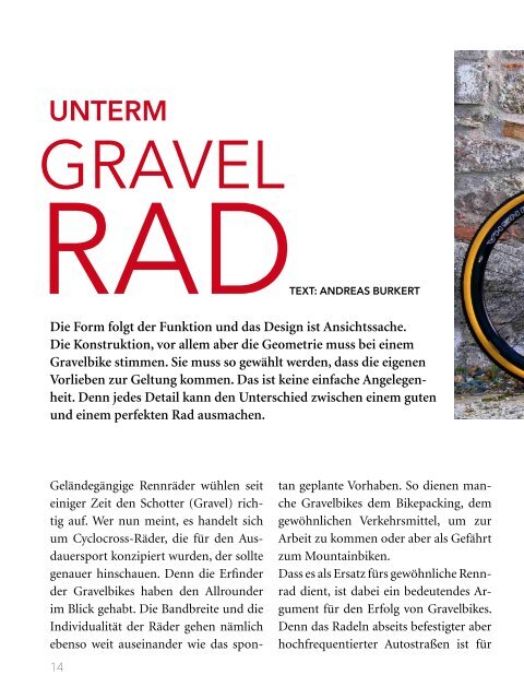 VeloTOTAL - Gravelbike-Magazin 2020