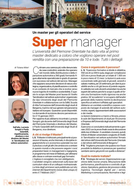 Vie&Trasporti n.845 dicembre 2020