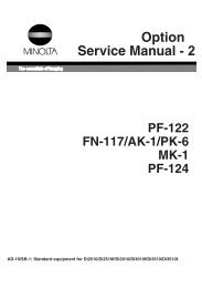 Di3510(f)Option Service Manual - Konica Minolta Smart Contact