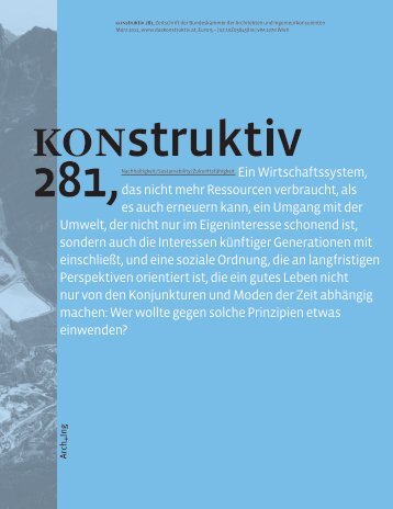 das nicht mehr Ressourcen verbraucht, als es auch erneuern kann ...