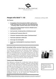 Hospiz Info Brief 1 / 03 - Deutsche Hospiz Stiftung