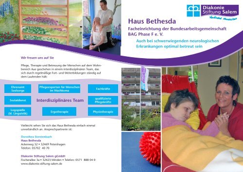 Flyer Betesda Phase F A5.indd - Diakonie Stiftung Salem