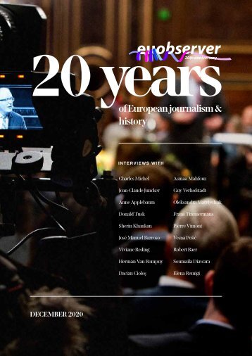 20 years of European journalism & history