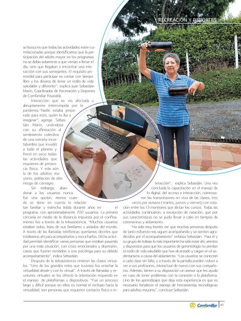 Revista Institucional de Comfamiliar Risaralda