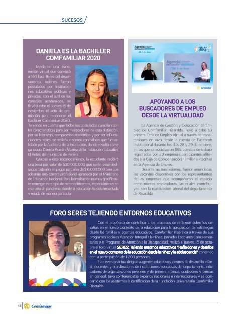 Revista Institucional de Comfamiliar Risaralda