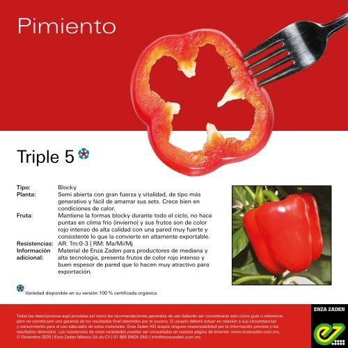 Leaflet Pepper Triple 5 2020