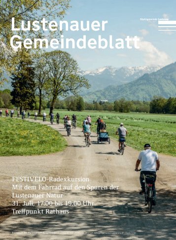 Lustenauer Gemeindeblatt Nr. 31 | Freitag 31. Juli 2020