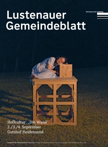Lustenauer Gemeindeblatt Nr. 35 | Freitag 28. August 2020