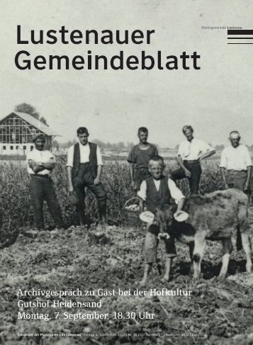 Lustenauer Gemeindeblatt Nr. 36 | Freitag 4. September 2020