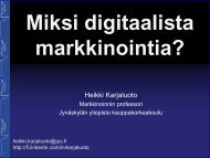 Miksi digitaalista markkinointia? - Taloussanomat