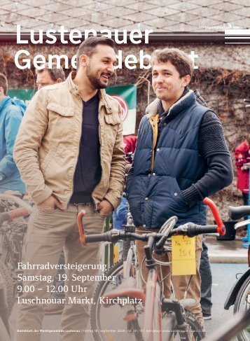 Lustenauer Gemeindeblatt Nr. 38 | Freitag 18. September 2020