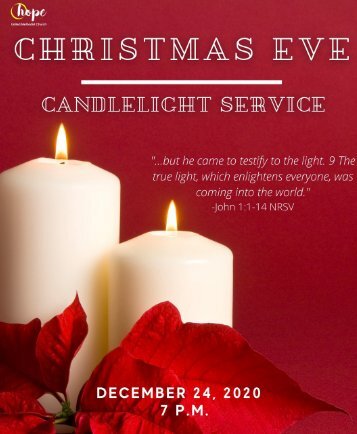 2020 Christmas Eve Service Bulletin