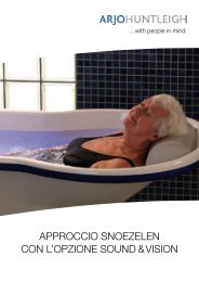 approccio snoezelen con l'opzione sound & vision - ArjoHuntleigh