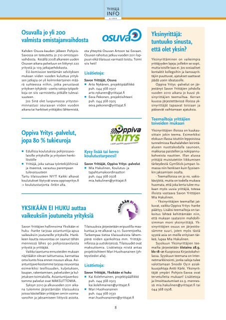 Pisnesrehveillä - Suomen Yrittäjät