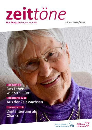 Zeittöne Herbst/Winter 2020/2021 - Stiftung Liebenau