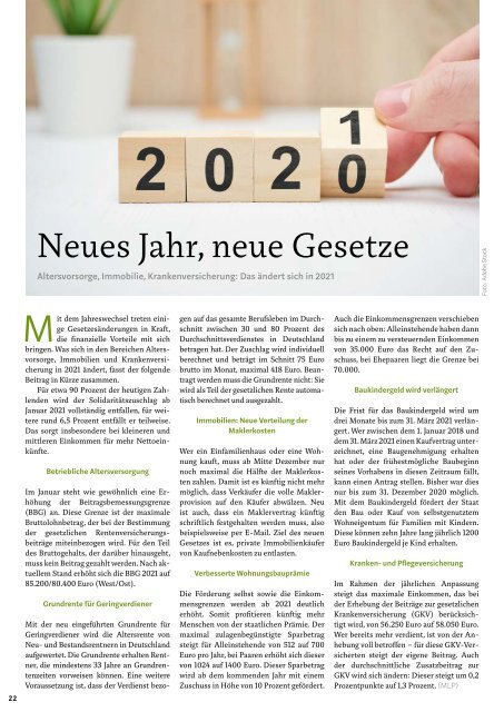 STADTMAGAZIN Bremen Januar 2021