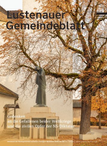 Lustenauer Gemeindeblatt Nr. 45 | Freitag 6. November 2020