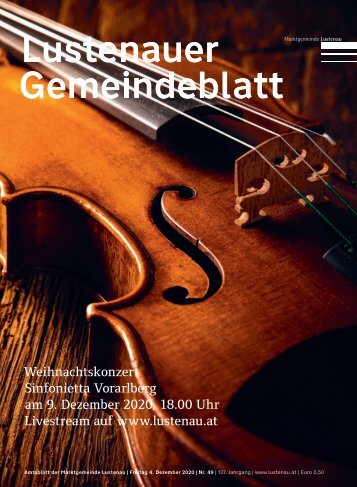 Lustenauer Gemeindeblatt Nr. 49 | Freitag 4. Dezember 2020