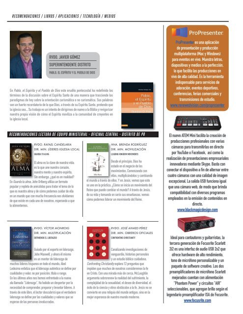 Atemperada A Los Tiempos - Revista SOMOS Vol. 4 No. 1