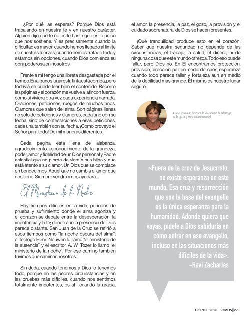 Atemperada A Los Tiempos - Revista SOMOS Vol. 4 No. 1