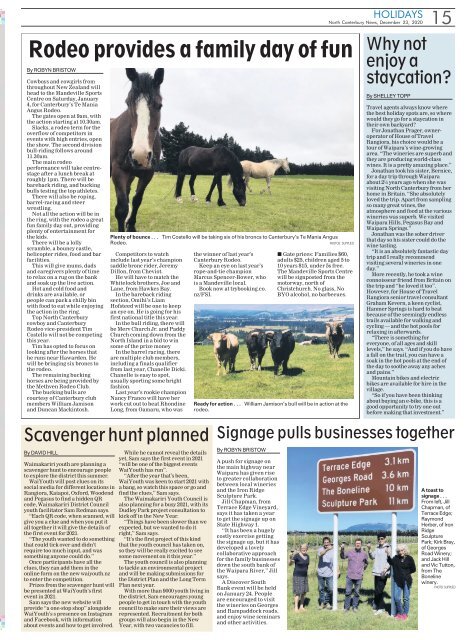 North Canterbury News: December 23, 2020