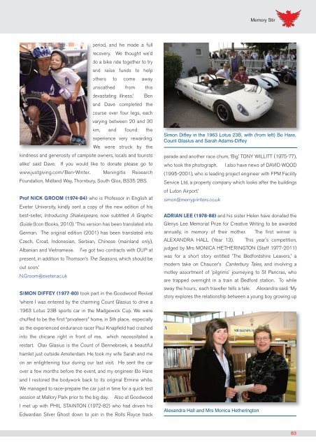 Eagle News Jan 2012 - Bedford Modern School