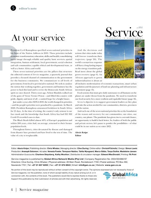 Service - Leadership in Government - Issue 75