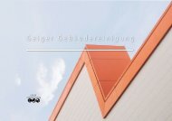 Geiger Gebäudereinigung GmbH Unternehmensbroschüre
