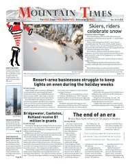 Mountain Times - Volume 49, Number 52 - Dec. 23-29, 2020