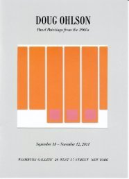 Doug Ohlson: Panel Paintings from the 1960s (2011)