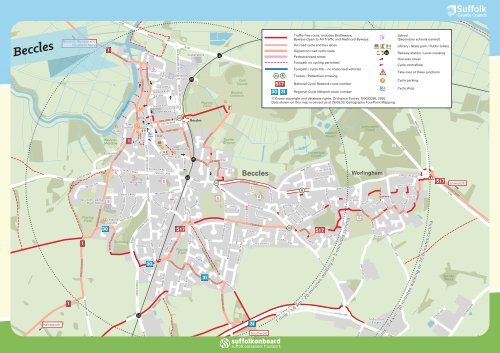 Beccles Cycle Map