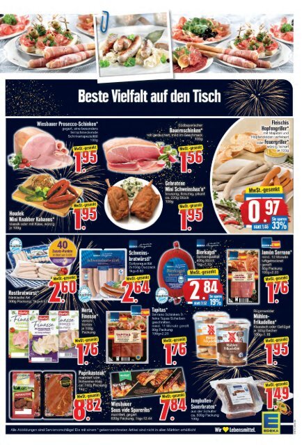 EDEKA HAIDORF WOCHENWERBUNG KW 53 für Bad Waldsee und Wiggensbach 