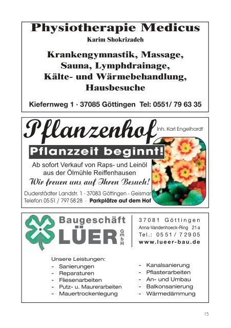 Nachrichtenblatt März 2012 - Werbegemeinschaft Geismar ...