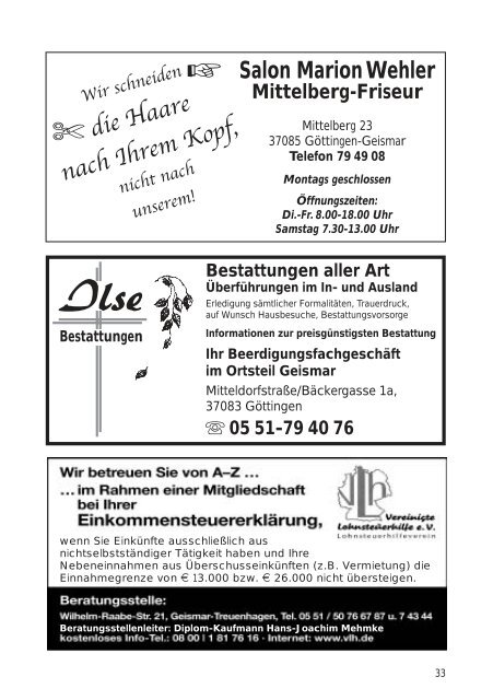 1Geismar-Juni/Juli-2009 - Werbegemeinschaft Geismar-Treuenhagen
