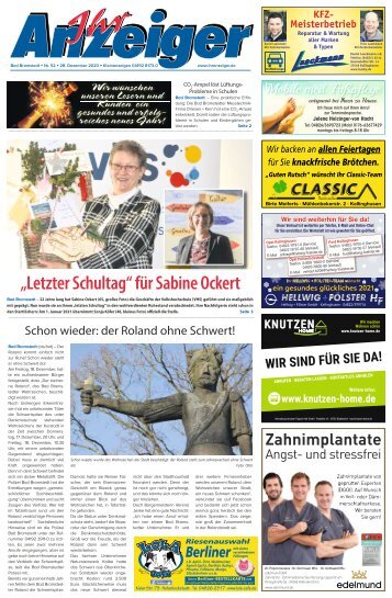 Ihr Anzeiger Bad Bramstedt 52 2020
